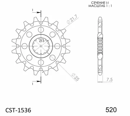 Supersprox / JT Eturatas 1536.14 - Duell MP varaosat ja tarvikkeet - 119732 - 1