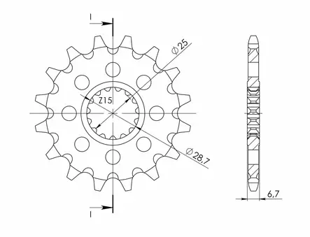 Supersprox / JT Eturatas 1592.15 - Duell MP varaosat ja tarvikkeet - 119192 - 1