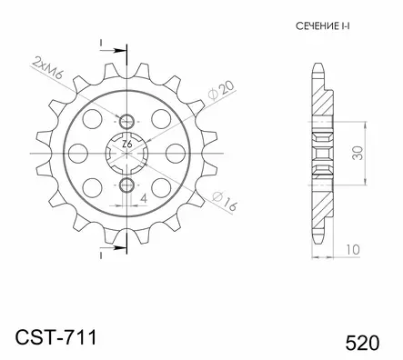 Supersprox / JT Eturatas 711.14 - Duell MP varaosat ja tarvikkeet - 119202 - 1