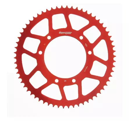 Supersprox Takaratas, Punainen, 65 hammasta (420), Ø105mm, Aprilia, Derbi, Drac - Duell mopojen varaosat ja tarvikkeet - 119302 - 1