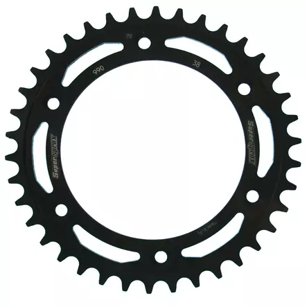 Supersprox Teräs takaratas KTM/Husqv./Husab. Musta 38 - Duell MP varaosat ja tarvikkeet - 118462 - 1