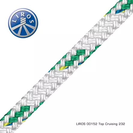 Top Cruising White-Green 12mm x 200m - Duell venetarvikkeet - 66812 - 1