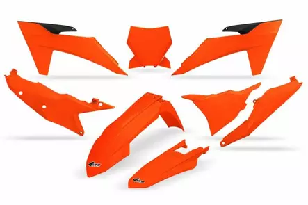 UFO Muovisarja 5-osainen KTM SX/SXF125-450 Neon Orange 23-24 - Duell MP varaosat ja tarvikkeet - 47302 - 1