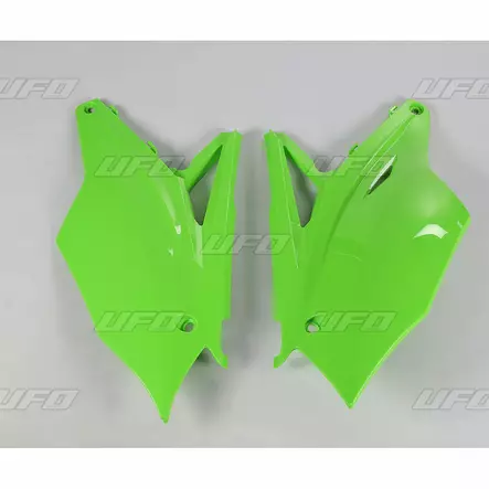 UFO Sivunumerokilvet KX450F 16- KX250F 17-Vihreä 026 - Duell MP varaosat ja tarvikkeet - 48582 - 1