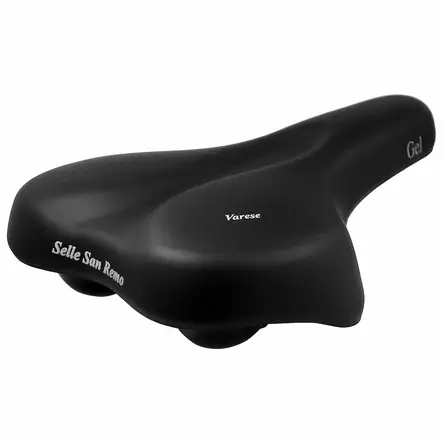 Vakioistuin SELLE SAN REMO Varese GEL musta - Duell polkupyörien varaosat ja tarvikkeet - 90002 - 1