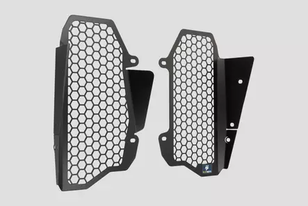Yakk EXP Radiator guard Honda CRF1100 Africa Twin (16-20) black - Duell MP varaosat ja tarvikkeet - 100062 - 1