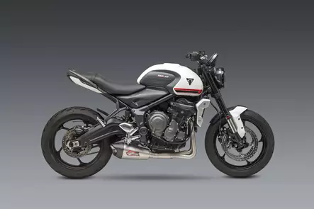 Yoshimura TRIDENT 2021 Race AT2 Stainless Full Exhaust, w/ Stainless Muffler - Duell MP varaosat ja tarvikkeet - 113112 - 1