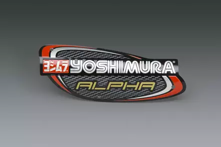 Yoshimura Yoshimura Muffler Name Badge Stainless Alpha and Alpha Taper - Duell MP varaosat ja tarvikkeet - 112232 - 1