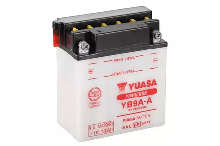 Yuasa akku, YB9A-A (dc) akkuhappoa ei mukana (5) - Duell muut varaosat ja tarvikkeet - 131862 - 1