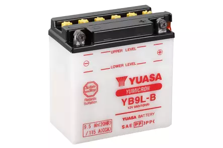 Yuasa akku, YB9L-B (dc) akkuhappoa ei mukana (5) - Duell muut varaosat ja tarvikkeet - 131962 - 1