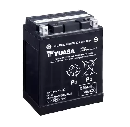 Yuasa akku YTX14AH-BS (wc) factory activated - Duell muut varaosat ja tarvikkeet - 131282 - 1