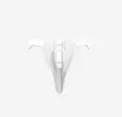 Airoh Twist 3 Chin vent cover White Gloss - Duell ajovarusteet - 60082 - 1