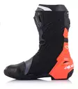 Alpinestars Ajosaapas Supertech R v2 Musta/Fluo Punainen/Valkoinen, 42 - Duell ajovarusteet - 39002 - 1