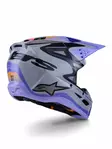 Alpinestars Kypärä S-M3 Jettson Harmaa/Lila/Musta, S - Duell ajovarusteet - 36282 - 1