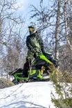 AMOQ Dynamic Haalari Vuorellinen Musta/Vihreä/Hivis, M - Duell ajovarusteet - 51352 - 1