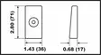 Anodi alumiini Honda BF60-BF250 (2-pakk.) - Duell venetarvikkeet - 136032 - 1