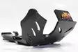 AXP Xtrem HDPE Skid Plate Black Husqvarna TE250-TE300 17- - Duell MP varaosat ja tarvikkeet - 86282 - 1