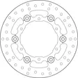 Brembo Serie Oro jarrulevy kelluva - Duell MP varaosat ja tarvikkeet - 121842 - 1