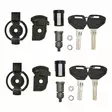 Givi Security lock lukkosarja sis. 2 lukkopesää + 4 avainta - Duell MP varaosat ja tarvikkeet - 102472 - 1