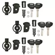 Givi Security lock lukkosarja sis. 3 lukkopesää + 6 avainta - Duell MP varaosat ja tarvikkeet - 102972 - 1
