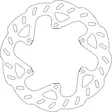 GOLDFREN jarrulevy Taka RM125/250 99-08 - Duell MP varaosat ja tarvikkeet - 68732 - 1