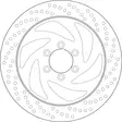 GOLDFREN jarrulevy yd295 hd78.1 id57.2 t5.2 - Duell MP varaosat ja tarvikkeet - 67752 - 1