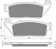 GOLDFREN Jarrupalat 022 Ceramic carbon AD - Duell MP varaosat ja tarvikkeet - 67832 - 1