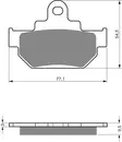 GOLDFREN Jarrupalat 046 Ceramic Carbon AD - Duell MP varaosat ja tarvikkeet - 68572 - 1