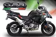 GPR Benelli Trk 502 X 2017/20 e4 EC-Approv. slip-on exhaust Furore Evo4 Nero - Duell MP varaosat ja tarvikkeet - 110652 - 1
