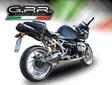 GPR Bmw R 1200 S 2006/08 Pair EC-Approv. slip-on exhaust Furore Nero - Duell MP varaosat ja tarvikkeet - 111422 - 1