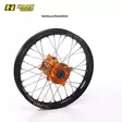 Haan wheel SX50 24-.. REAR 12-1,60 BLACK RIM/ORANGE HUB - Duell MP varaosat ja tarvikkeet - 63282 - 1