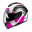 HJC Kypärä C91N Jyn Pinkki/Valkoinen/Harmaa MC8 XS - Duell ajovarusteet - 55652 - 1