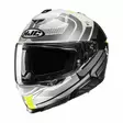 HJC Kypärä i71 Viz Valkoinen/Harmaa/Fluo Keltainen MC3H XL - Duell ajovarusteet - 56182 - 1
