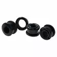 Ketjurattaan kiinnityspultit M-Wave M8.5x8.5mm alumiini/4 kpl musta - Duell polkupyörien varaosat ja tarvikkeet - 58152 - 1