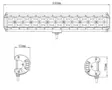 Kinwons Led Kaukovalopaneeli 10-30V 288W Flood - Duell ATV varaosat ja tarvikkeet - 138892 - 1