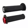 ODI (Single-Clamp) GRIPS RUFFIAN ATV/PWC - V2.1 L/O 125mm ¾ Flg Black w/Red Cla - Duell MP varaosat ja tarvikkeet - 53672 - 1