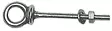 Osculati silmukkaruuvi RST 12x120mm - Duell venetarvikkeet - 6092 - 1