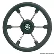 Osculati SS steering wheel black 340 mm - Duell venetarvikkeet - 4762 - 1