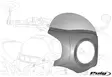Puig Fairing Abs Semifairing Round Light Dim.195Mm - Duell MP varaosat ja tarvikkeet - 90112 - 1