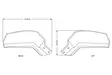 Puig Hand Guards Yamaha Mt-09 Tracer 18'- C/Clear - Duell MP varaosat ja tarvikkeet - 90022 - 1