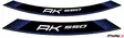 Puig Kit 8 Rim Strips Kymco Ak550 C/Blue - Duell MP varaosat ja tarvikkeet - 90882 - 1