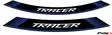 Puig Kit 8 Rim Strips Tracer C/Blue - Duell MP varaosat ja tarvikkeet - 90162 - 1