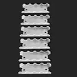 Rox Grip Strips 3" (6kpl) - Duell MK varaosat ja tarvikkeet - 22602 - 1