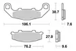 Sbs Jarrupalat Sintered Taakse - Duell MP varaosat ja tarvikkeet - 123632 - 1