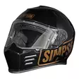 SIMPSON Kypärä Venom Logo ST Musta, M - Duell ajovarusteet - 54242 - 1