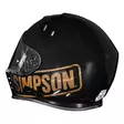 SIMPSON Kypärä Venom Logo ST Musta, M - Duell ajovarusteet - 54242 - 1