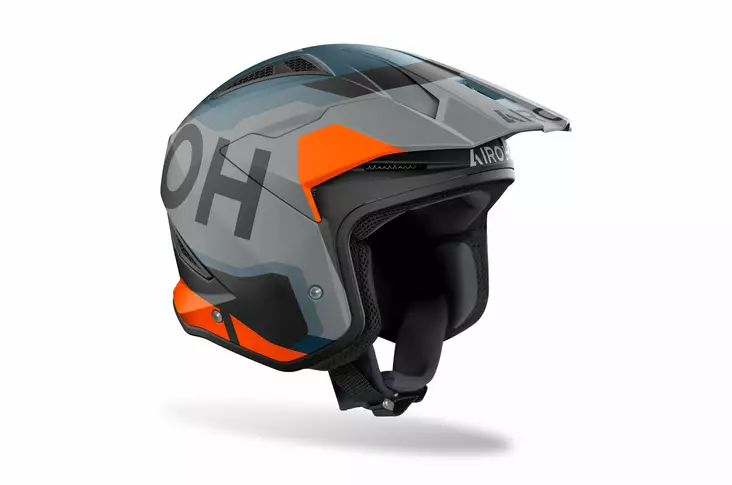 Airoh Kypärä TRR II Jupiter Oranssi Matta, M - Duell ajovarusteet - 60193 - 1