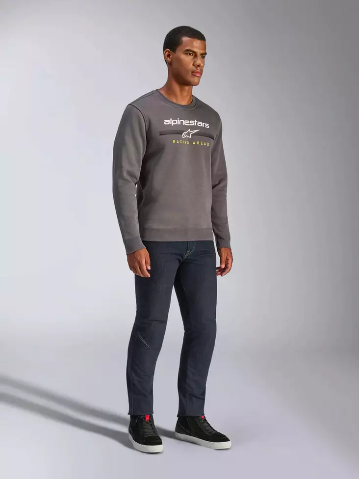 Alpinestars Fleece Bettern Crew Charcoal, L - Duell ajovarusteet - 35363 - 1
