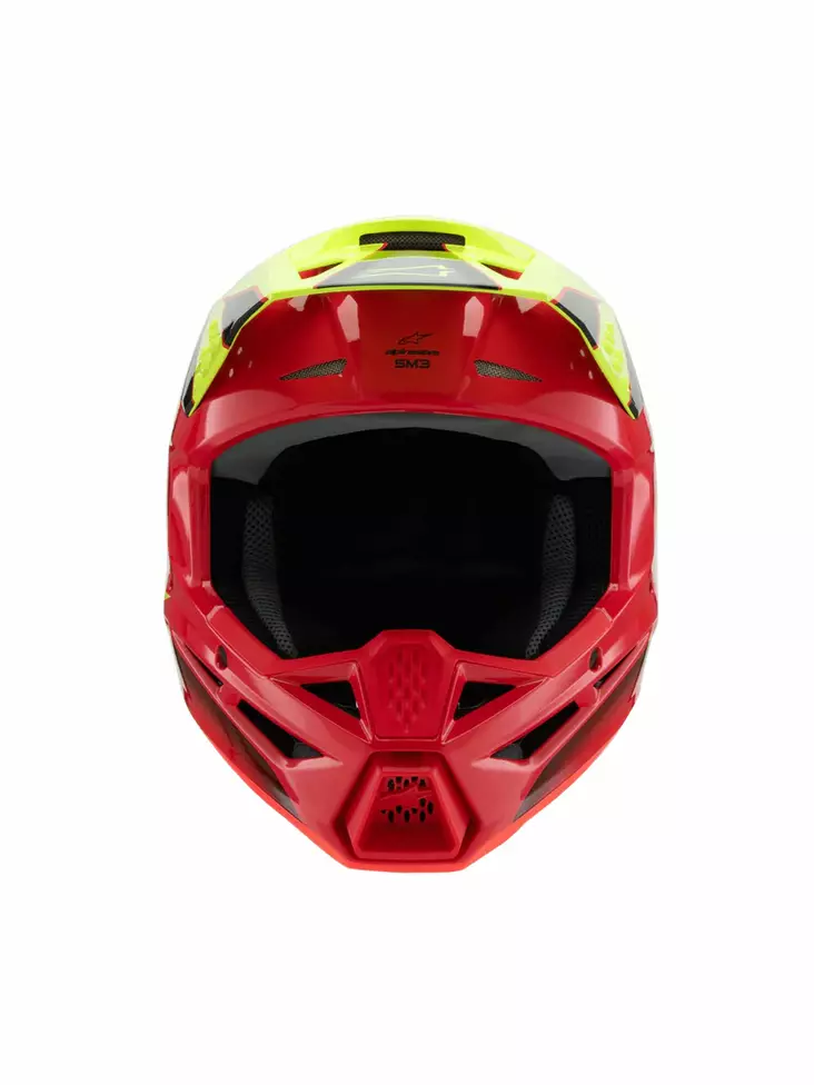 Alpinestars Kypärä SM3 Nuorten Fray Punainen/Keltainen Fluo/Musta YS 48-49cm - Duell ajovarusteet - 36693 - 1