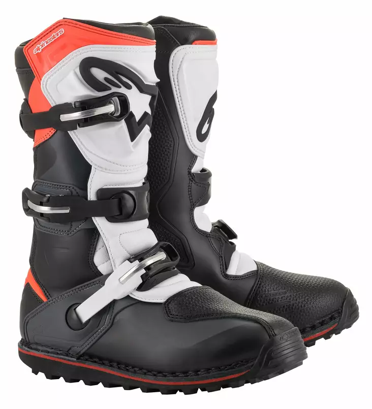 Alpinestars Saapas Tech T Musta/Harmaa/Pun Fluo 40,5 (7) - Duell ajovarusteet - 39313 - 1